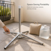 Foldable Galvanized Cross Umbrella Base for Outdoor Patio Market Fishing Umbrellas