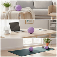 Deep Tissue Massage Ball with Textured Surface Targeted Trigger Massager Firm Massager Solid for Athletes