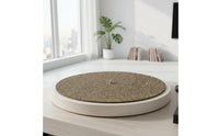 Improves Sound Quality 12 Inch Cork Rubber Slipmat Reduces Vibrations Audio Accessory for Audiophiles