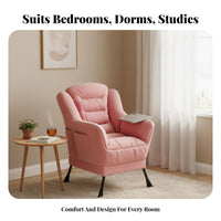Comfortable Highrear Bean Bag Chair Reclining Design Lounge Seating Full physique Support Indoor Furniture Modern aesthetic for Students, Families, Dorm Room, Bedroom, Lounging, perusing corner