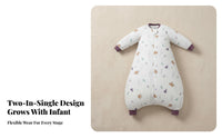 Antiescape infant Sleep bag 2-in-1 Design adaptable Sleepsuit Walkable Sleeping Bag fastener Guard for Infants, Toddlers, Parents, nighttime, Cold Weather, Nap Time, Naptime