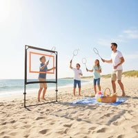 Easy Assembly Multi-Sport Pickleball Net Stable Triangular Structure Portable Shuttlecock Net Indoor Outdoor Use Carry Bag Included for Family, Kids, Backyard, Park, Beach