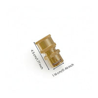 Quick-Connect Adapter 1/4-Inch Pressure Washer Adapter Quick-Connect Fitting Brass Metal