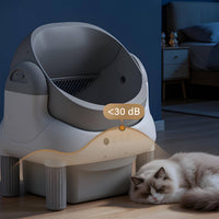 Low Maintenance Litter Box with App Control Large Smart Litter Box with App for Home