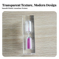 Creative Gift Colorful Water Timer No Batteries Required Calming Sensory Hourglass Mesmerizing Visual Effect for Adults, Kids, Home, Bedroom