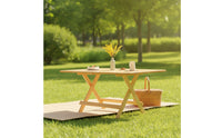 Foldable Folding Table Space-Saving Table with Folding Legs Portable Furniture Compact for Students