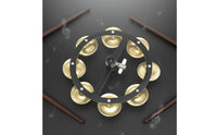 Cymbal Sound Enhancer Double Row Cymbal-topHat Gear for Drummers, Music Performance