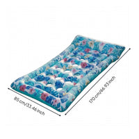 Thickened Material Inflatable Floating Bed Portable Inflatable Pool Mattress Multi-Functional for Adults, Beach, Lake, Vacation