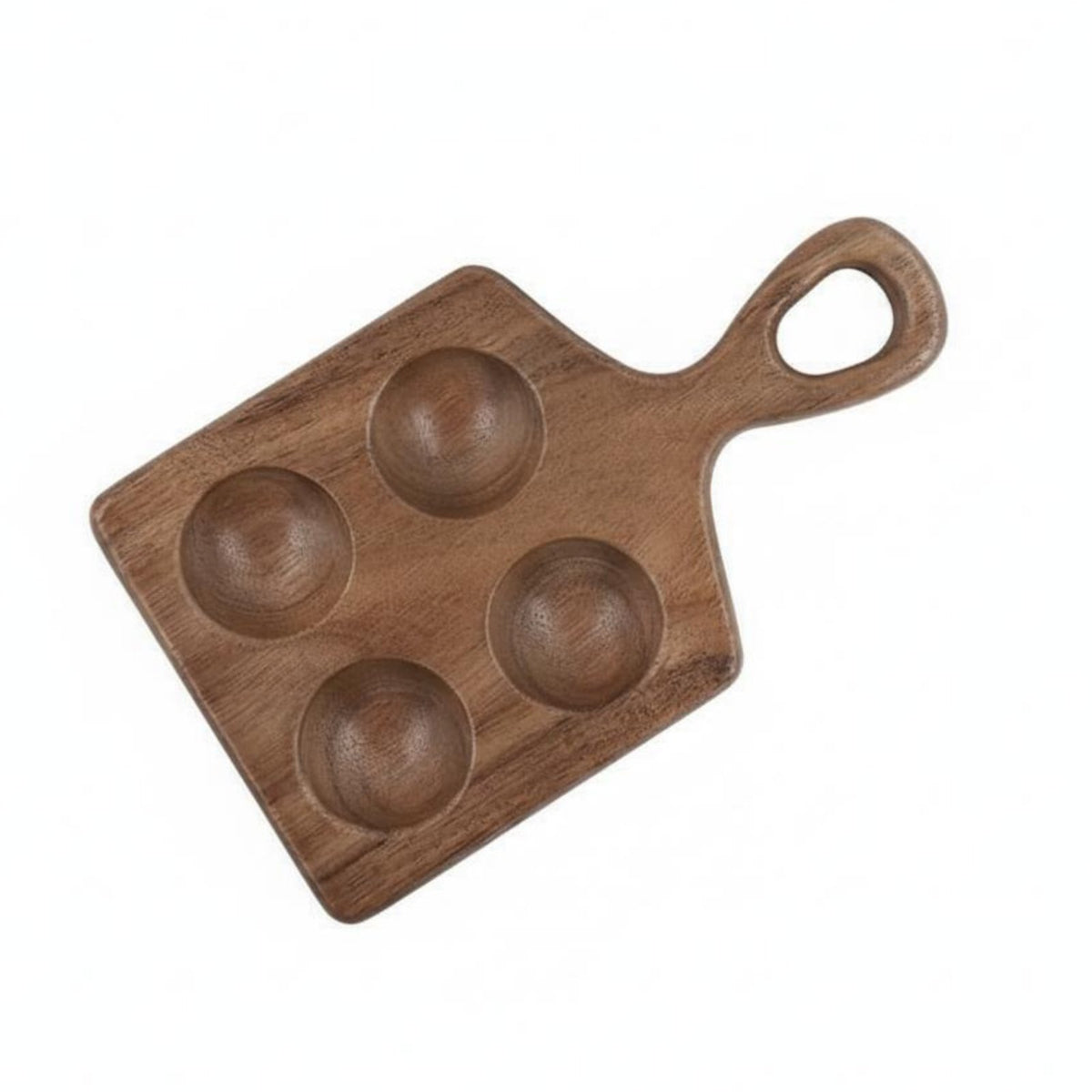 Wood Egg Holder Tray Smooth Finish Wooden Egg Tray for Pantry