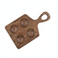 Wood Egg Holder Tray Smooth Finish Wooden Egg Tray for Pantry