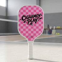 Lightweight Pickleball Paddle with Wrapped Grip Long-Lasting Paddle with Non Slip Grip Ergonomic Pickleball Overgrip Soft for Beginners, Families, Outdoor Games, Weekend Recreation
