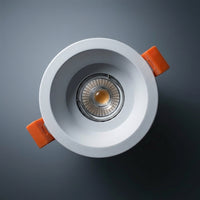 Ceiling Spotlights Glare-Reducing Light Fixture for MR16 Bulbs, Recessed Ceiling Light Fixture for Home Lighting, 75mm Cutout Hole Size, 1 Pack