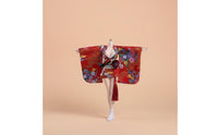 1/6 Scale Kimono Set Floral Pattern Female Action Figure Kimono Long and Short Designs Miniature Wafuku Outfit for Hobbyists