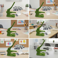 Badge-Making Press Desktop Button Press Machine Beginner-Friendly for Crafters