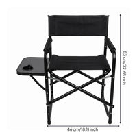 Folding Camping Chair with Side Table Portable Camping Chair Leisure Furniture