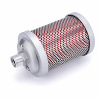 Air Compressor Silencer Threaded Pneumatic Muffler Pneumatic Silencer Compact Hardware Inline for Technicians, Workshops