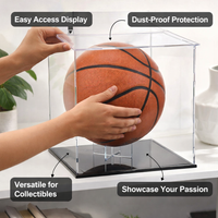 Clear Acrylic Tiered Display Stand, Transparent Dustproof Case with Stepped Shelves, Retail for Collectibles, Showcase Box for Figures