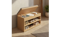 Entryway Shoe Changing Bench Large Capacity Home Furniture for Hallway, Mudroom