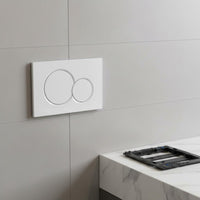 Water-Saving Concealed Cistern Dual Flush Plate Easy to Press Bathroom Hardware for Restroom