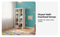 Configurable Cube Organizer Freestanding shelving unit adaptable Use Shelving Unit for Book Lovers, Homeowners, Kid's Room, Bedroom, Entrymanner