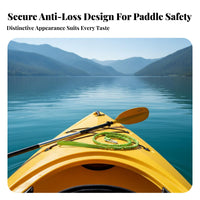 Kayak Paddle Leash Anti-Misplacement Coiled Paddle Tether Boat Oar Safety Rope Retractable Watersports Accessory Strong
