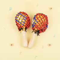 Bead Mesh  Rattle Handheld Bead Rattle Lightweight Hand Shaker for Kids