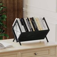 Multi-Functional Vinyl Disc Holder Sturdy Frame Vinyl Album Stand Retro Design for Living Room, Office