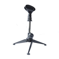 Adjustable Desktop Audio Capture Device Stand Tabletop Desktop Mic Stand Stable Low-Profile for Recording, Broadcasting