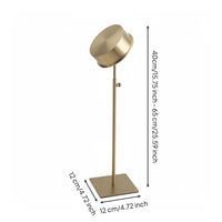 Tie Display Stand Stainless Steel Necktie Holder Adjustable Height Store Fixture for Closet
