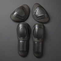 4 Pieces Perforated Motorcycle Elbow Pads Contoured Motorcycle Shoulder Pads Ventilated
