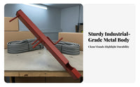 Hand Crank Strap Tensioner Steel Cargo Strap Winder Hooked Cutout