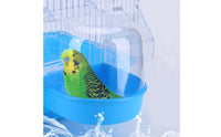 Easy to Clean Parrot Bathing Tub Clip on Design Parrot Bathing Container Transparent Bird Bathing Tub