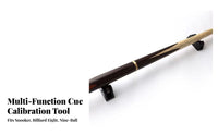 2 Pieces Double-Wheel Design Pool Cue Straightness Checker Effortless Rolling Billiard Cue Straightness Checker Quick and Accurate
