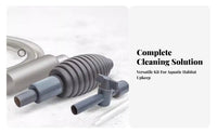 Manual Aquarium Water Changer Strong Suction Fish Tank Siphon Pump Easy Aquarium Sand Cleaner for Pet Owners, Home, Office