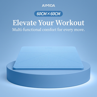 Non Slip Exercise Mat for Home Gym, Workout Mat for Home Fitness Workout, Thick Exercise Mat for Home, Pilates Mat for Home, Portable Fitness Pad