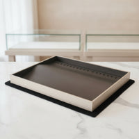 Jewelry Display Tray Rectangular Necklace Display Tray Slim for Showcase