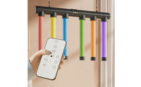 Hanging Reaction Training Toy with Drop Rods Rechargeable Hand-Eye Coordination Coach Interactive Response Drop Stick Game Textured for Athletes, Kids, Children, Gym, Home, Playroom