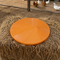 Automatic Chicken Feeder, Yellow Chick Feeder with Lid, No Mess Water Resistant Feeder for Duck Goose