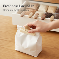Food Bag Sealing Clips for Snacks, Milk Powder, Tea, and Kitchen Storage