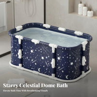Foldable Design Collapsible Bath Tub Installationno-Assembly Portable Tub Large Capacity for Children, Parents, Bathroom