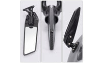 Streamlined Motorcycle Rearview Mirrors Sport Style Aerodynamic Motorcycle Mirrors Sporty Slim for Riders, Motorcycles