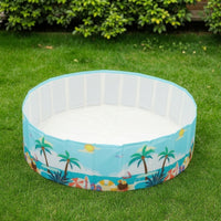 Collapsible Foldable Pool Portable Non-Inflatable Pool Easy Setup Space-Saving for Children, Toddlers, Families, Backyard, Garden, Patio