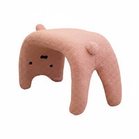 Creamy Aesthetic Cat Paw Stool Cute Design Cat-Shaped Seat creature Theme Home Furnishing Cartoon design for Students, Women, Parents, Entryway, Living Room, Bedroom, Small Spaces