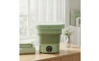 Foldable Washing Machine Small Mini Washing Machine Portable Washer Water-Resistant for Travelers, Travel, Dorm Rooms