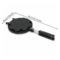 Heart Waffle Pan Compact Waffle Pan with Handle Waffler Lightweight Long-Lasting for Home Bakers, Breakfast, Brunch