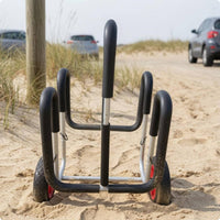 Wheeled Watercraft Rack Tubular Metal Transport Equipment Compact