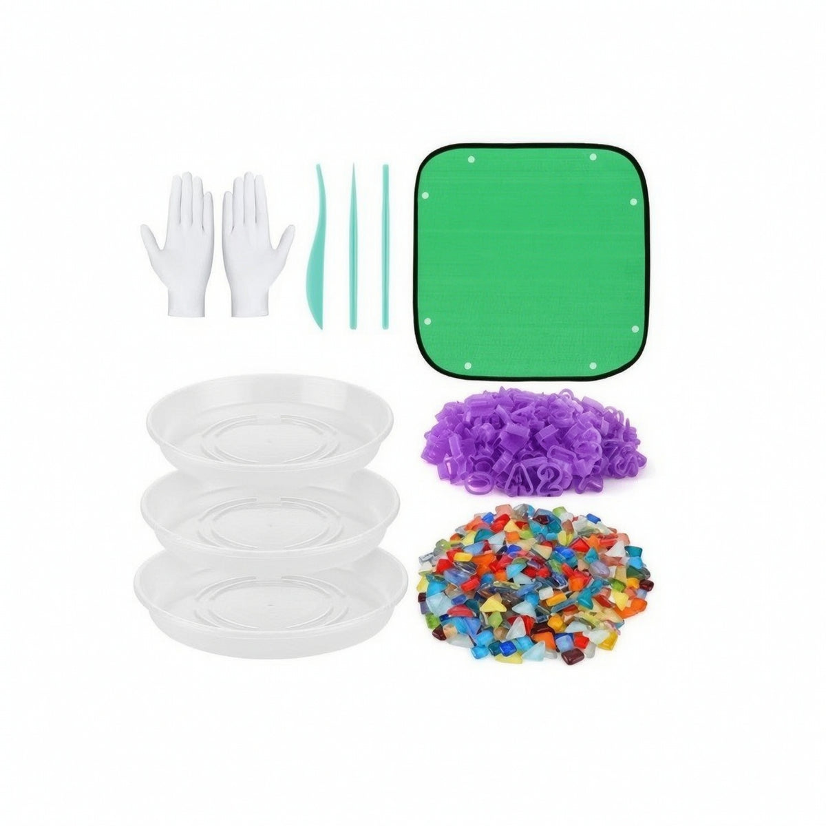 DIY Stepping Stone Kit with Mold Fun Stepping Stone Mold Reusable for Gardeners