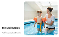Swimming Back Float S Arms and Legs Adjustable Swim Back Float Beginner Friendly children's Buoyancy Aid for Young Children, Water Training, Beach