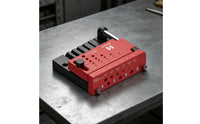 Round Rod Drill Guide Precision Center Hole Drill Jig Stable Clamping Round Rod Holder for Hobbyists