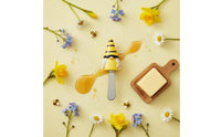Bee Butter Dish Enchanting Design Bee Theme Butter Holder Tableware With Lid Farmhouse Design for Parties